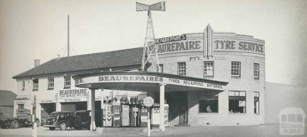 Beaurepaire Tyres, Geelong Branch, 1947