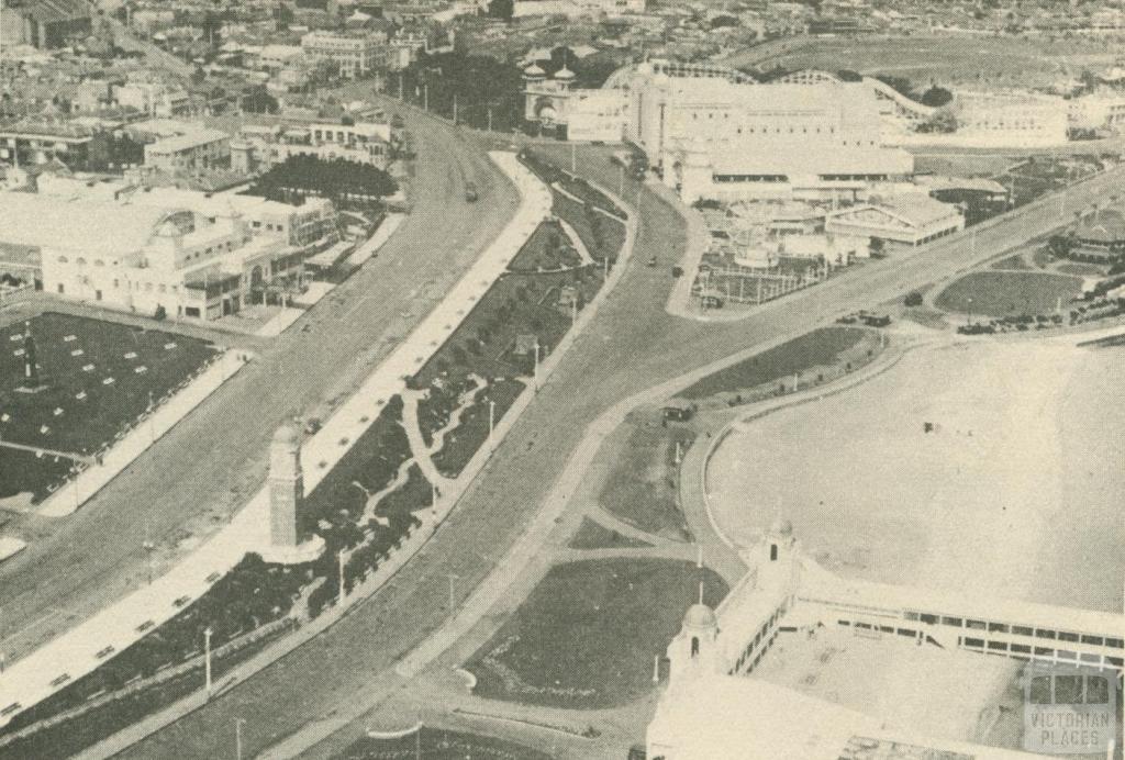 Aerial of St Kilda, c1937