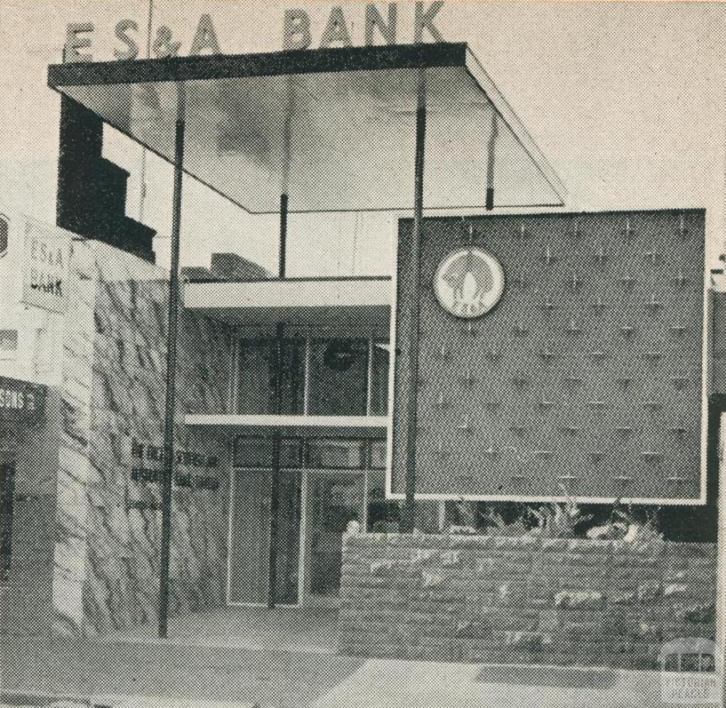 E. S. & A. Bank, Horsham, 1960