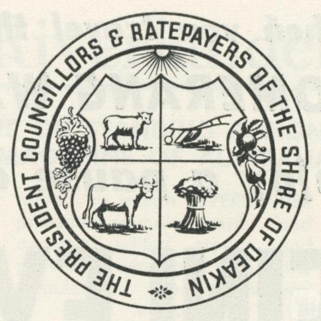 Shire of Deakin Crest, 1965