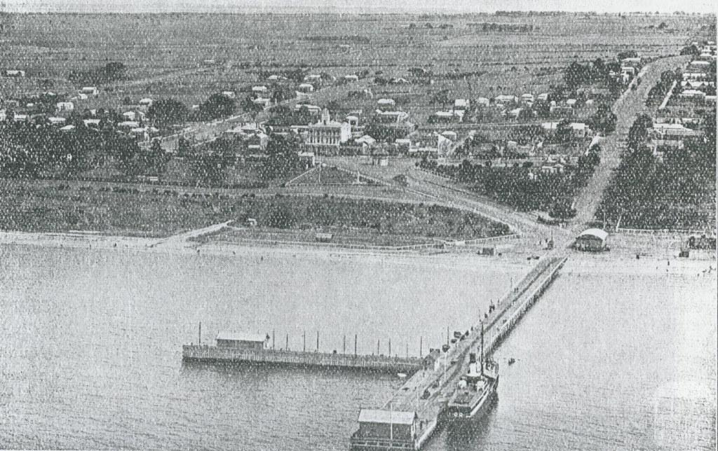 Aerial view of Portarlington, 1931