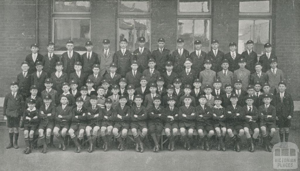 St Joseph's Boys College, Sixth and Junior Classes, North Melbourne, 1930