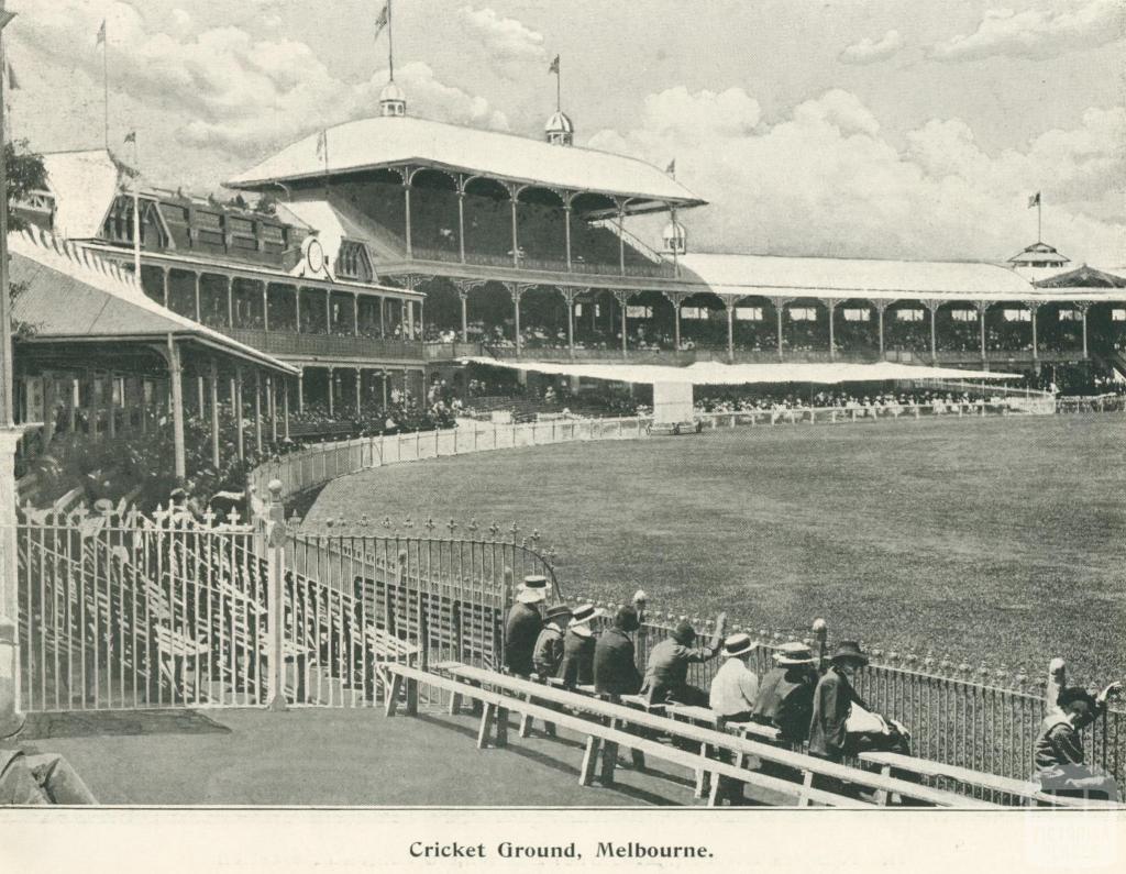 Cricket Ground, Melbourne, 1900