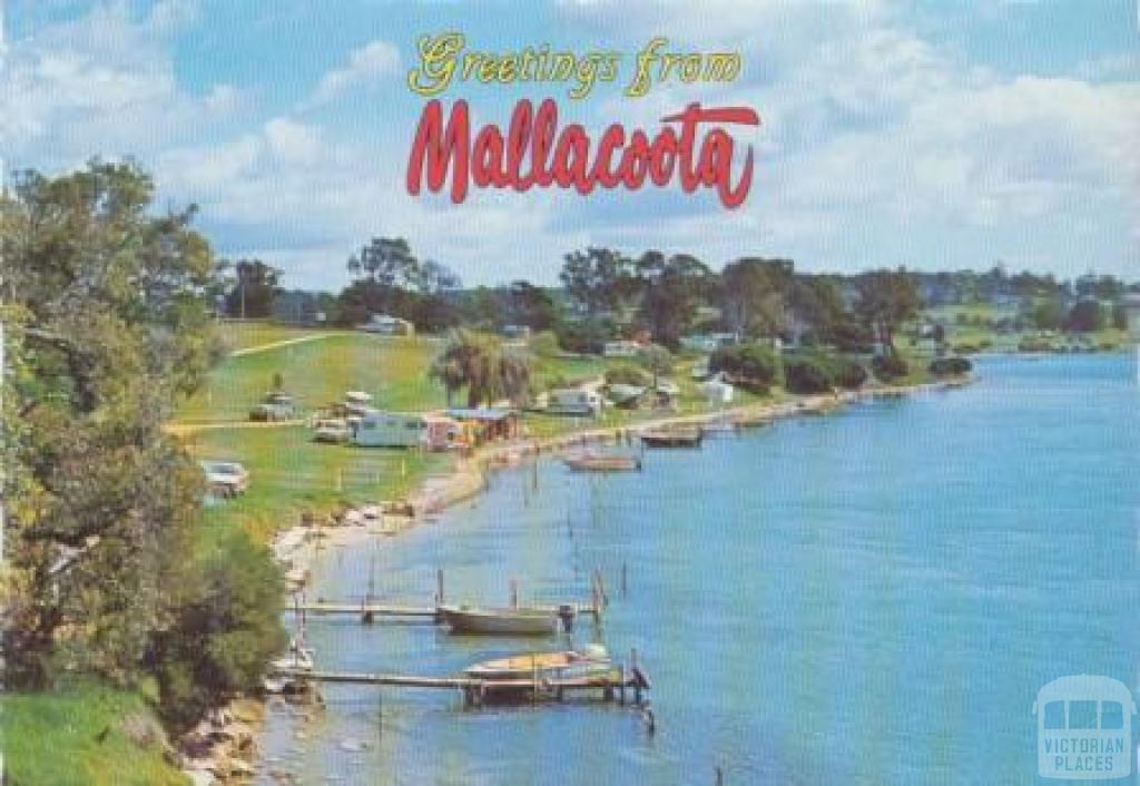 Foreshore Camp Park from Captain Stevenson's Point, Mallacoota