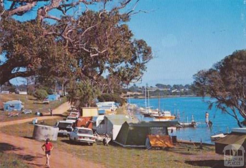 Foreshore Camp Park and Bottom Lake, Mallacoota