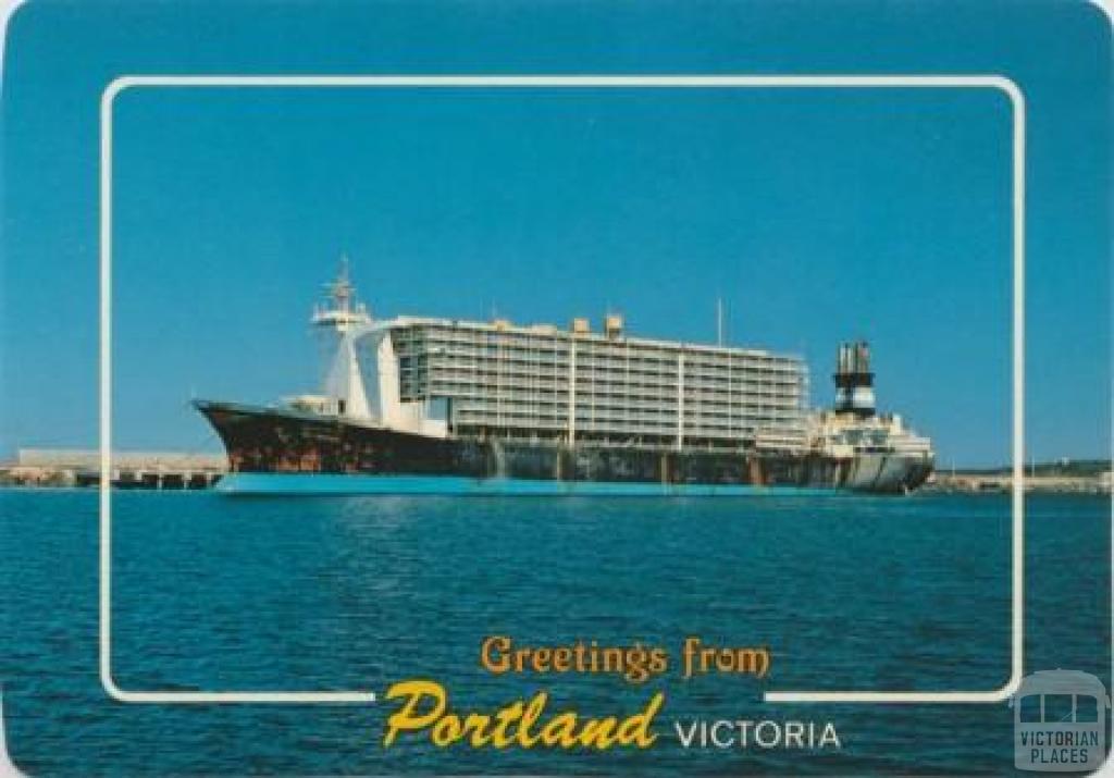 Sheep Ship, Al-Yasrah, loading 120,000 live sheep for Kuwait, Portland