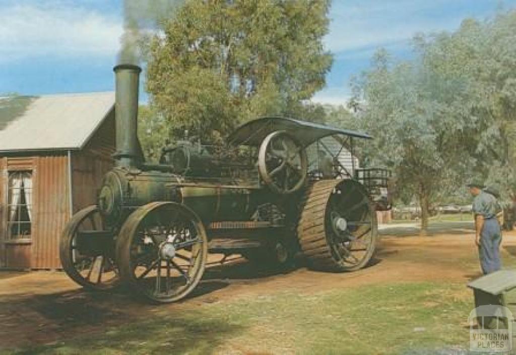 Fowlers Ploughing Engine, Pioneer Settlement, Swan Hill