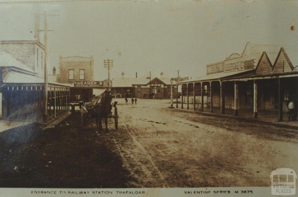 Entrance to Railway Station, Trafalgar