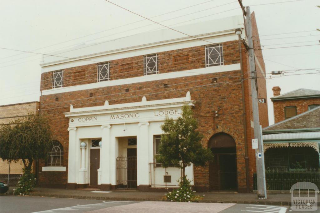 Coppin Masonic Lodge, Weston Street, Brunswick East, 2003