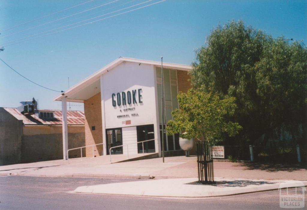 Goroke hall, 2008