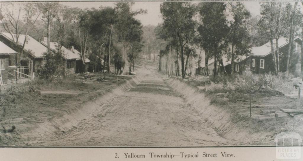 Yallourn township, 1922