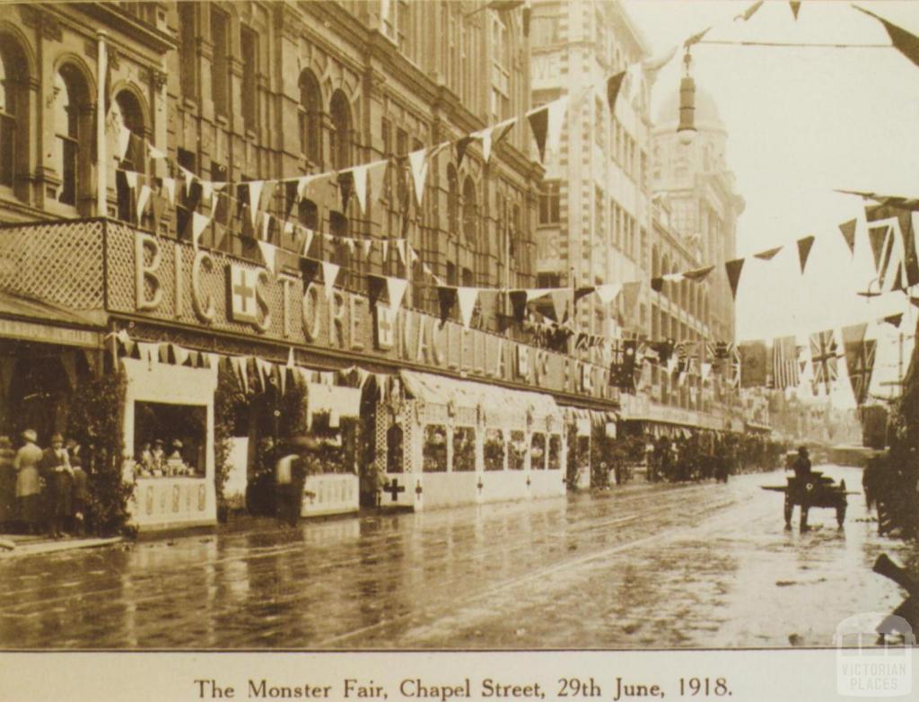 Monster Fair, Chapel Street, Prahran, 1918