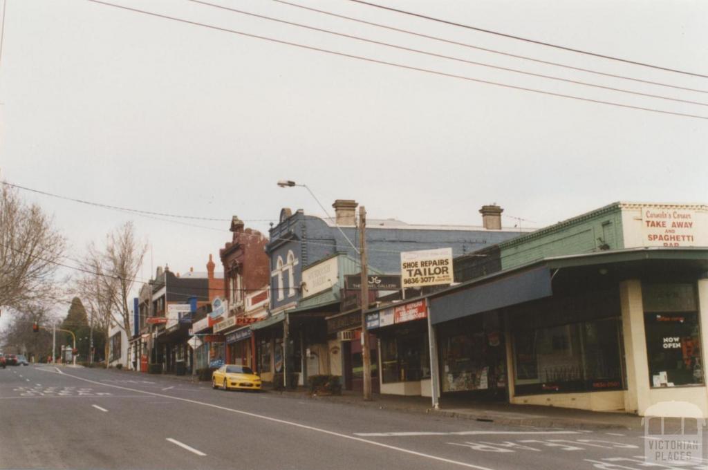 Union Road looking south, Surrey Hills, 2010