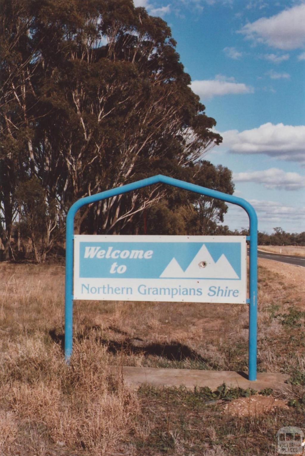 Welcome Sign, Northern Grampians, 2012