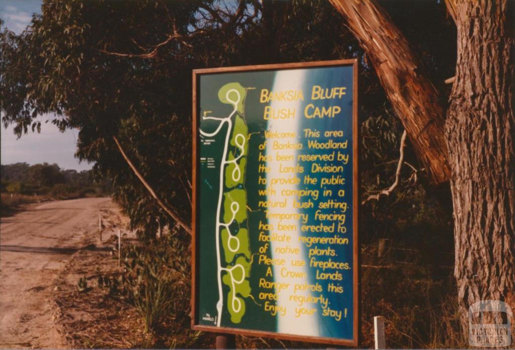Banksia Bluff Bush Camp, Cape Conran, 1980