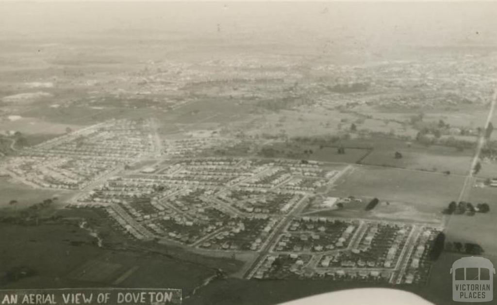 An aerial view of Doveton
