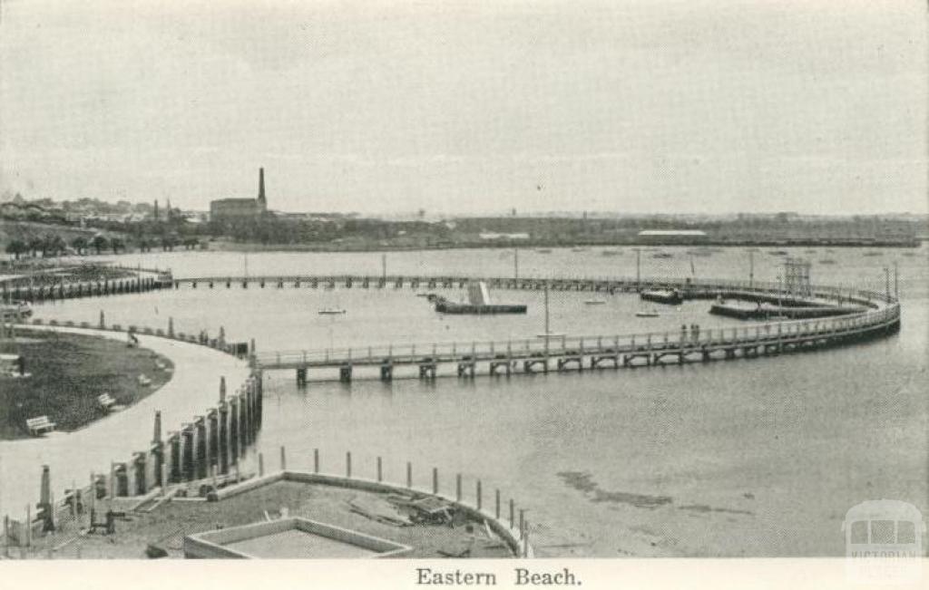 Eastern Beach, Geelong, 1948