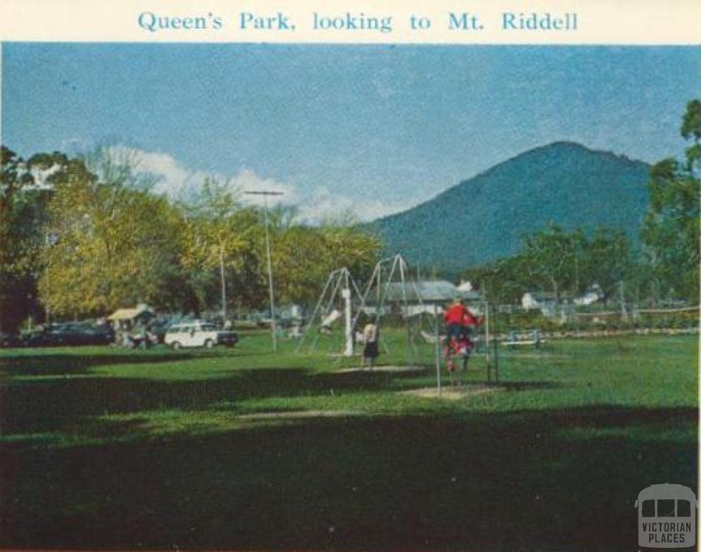 Queen's Park, looking to Mt Riddell, Healesville