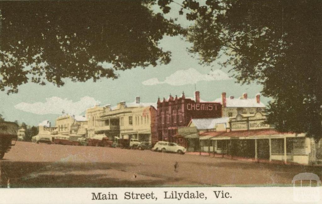 Main Street, Lilydale, 1964