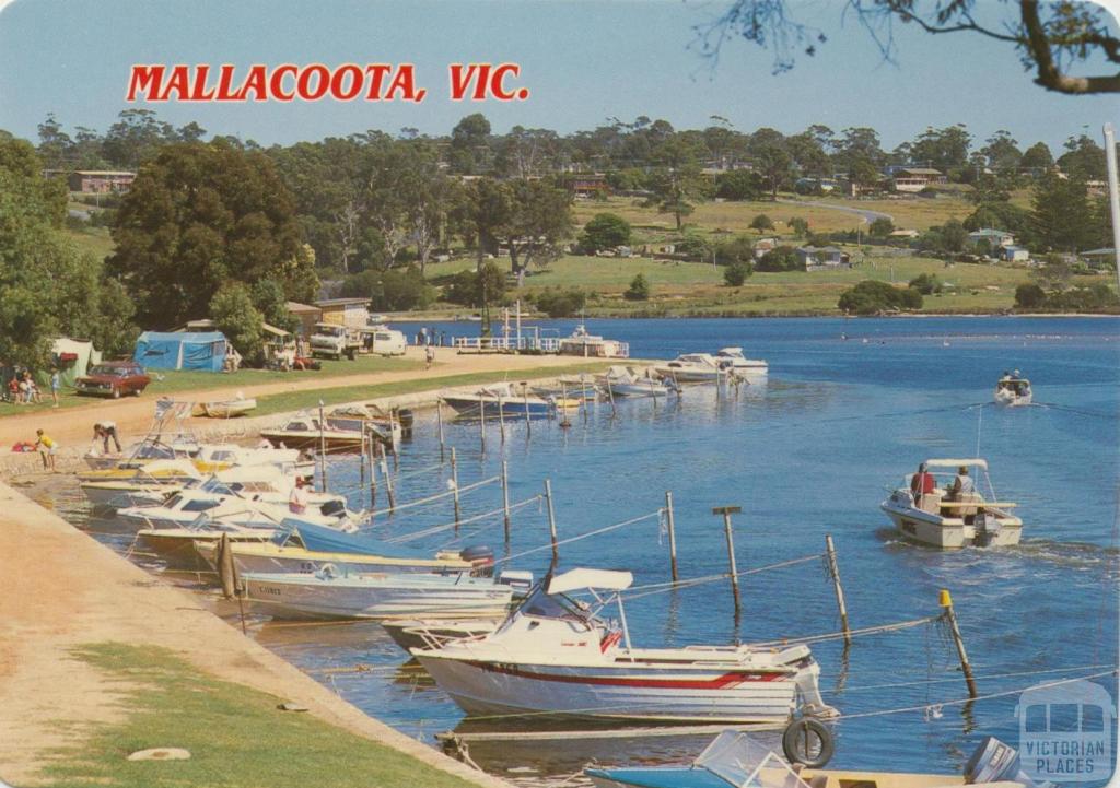 The Foreshore Camp Park at Mallacoota, 1989