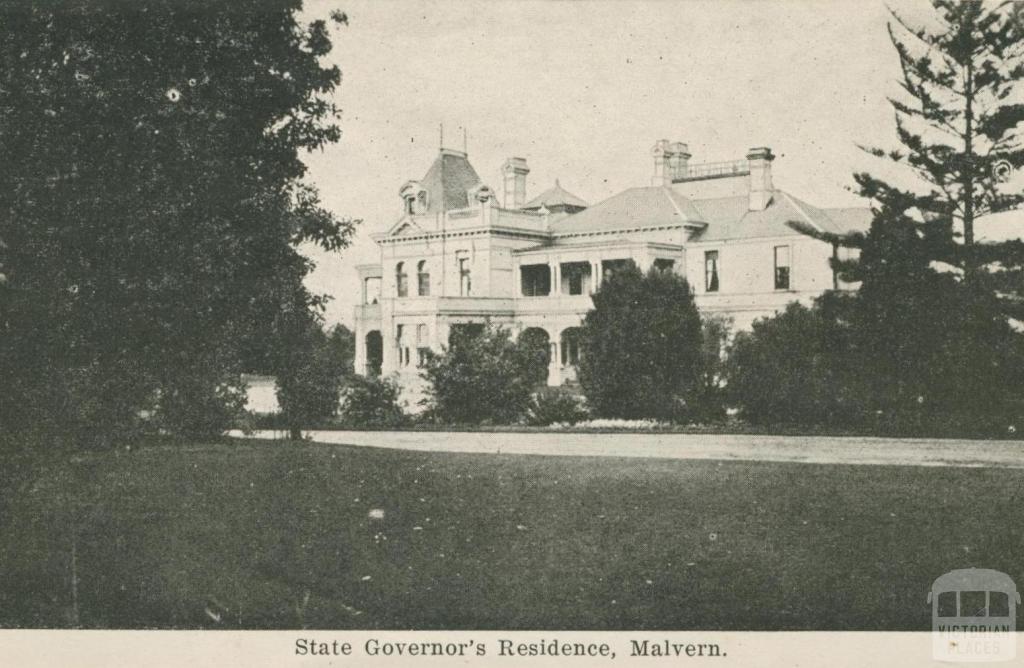 State Governor's Residence, Malvern, 1922