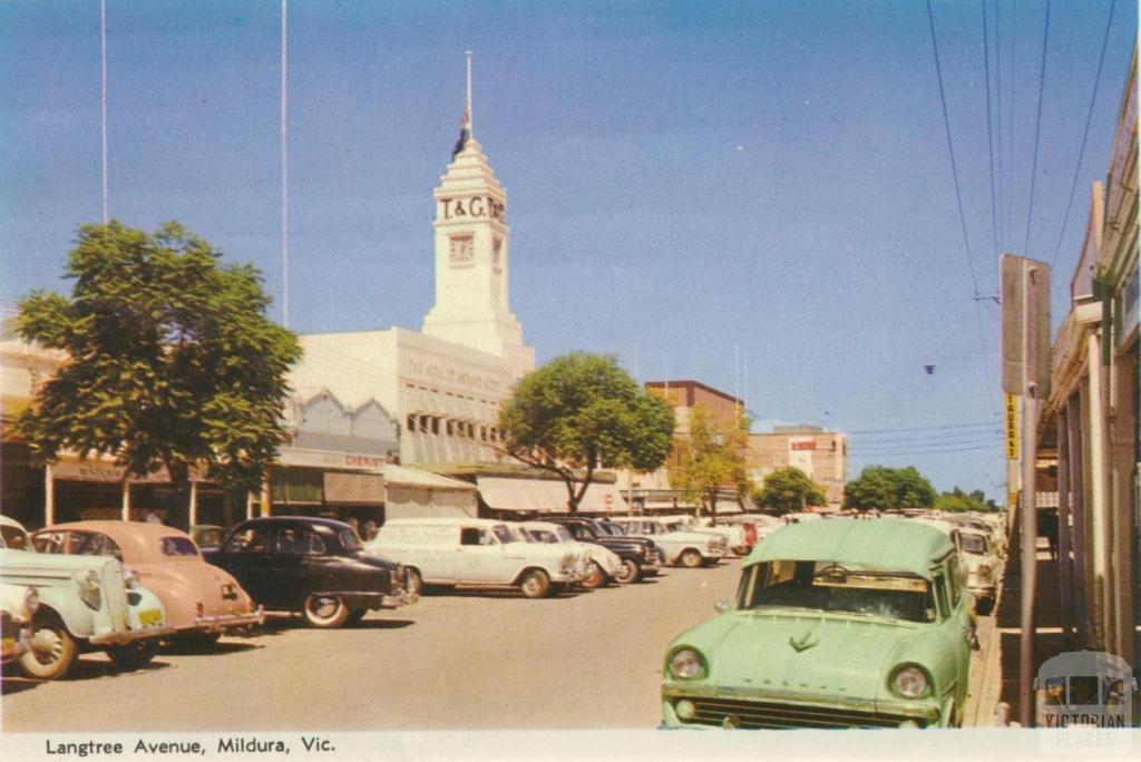 Langtree Avenue, Mildura, 1964