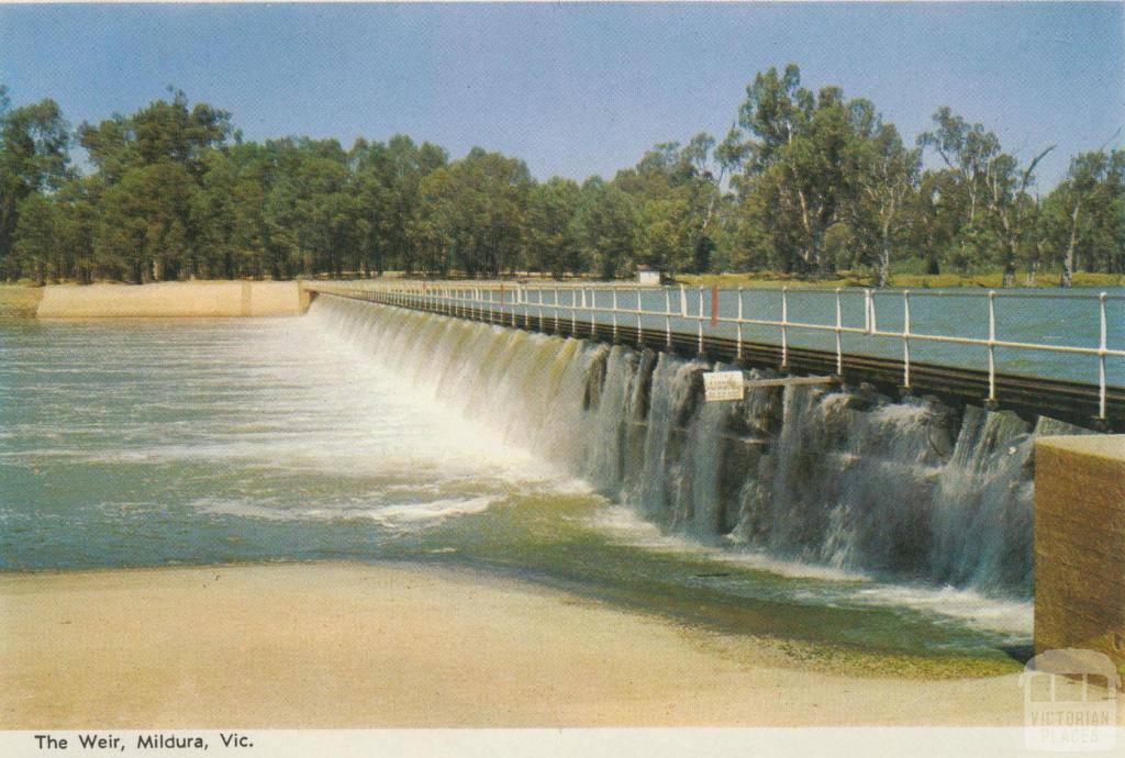 The Weir, Mildura, 1964