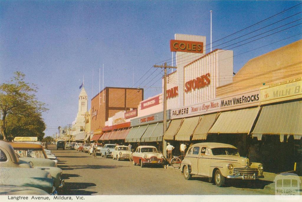 Langtree Avenue, Mildura, 1964
