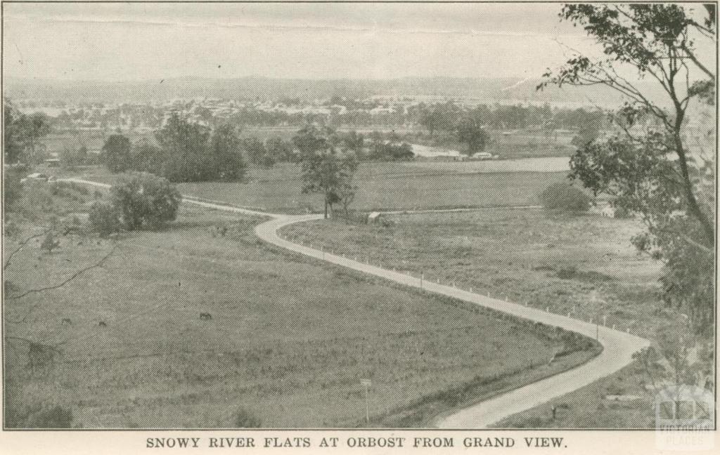 Snowy River Flats at Orbost from Grand View, 1947