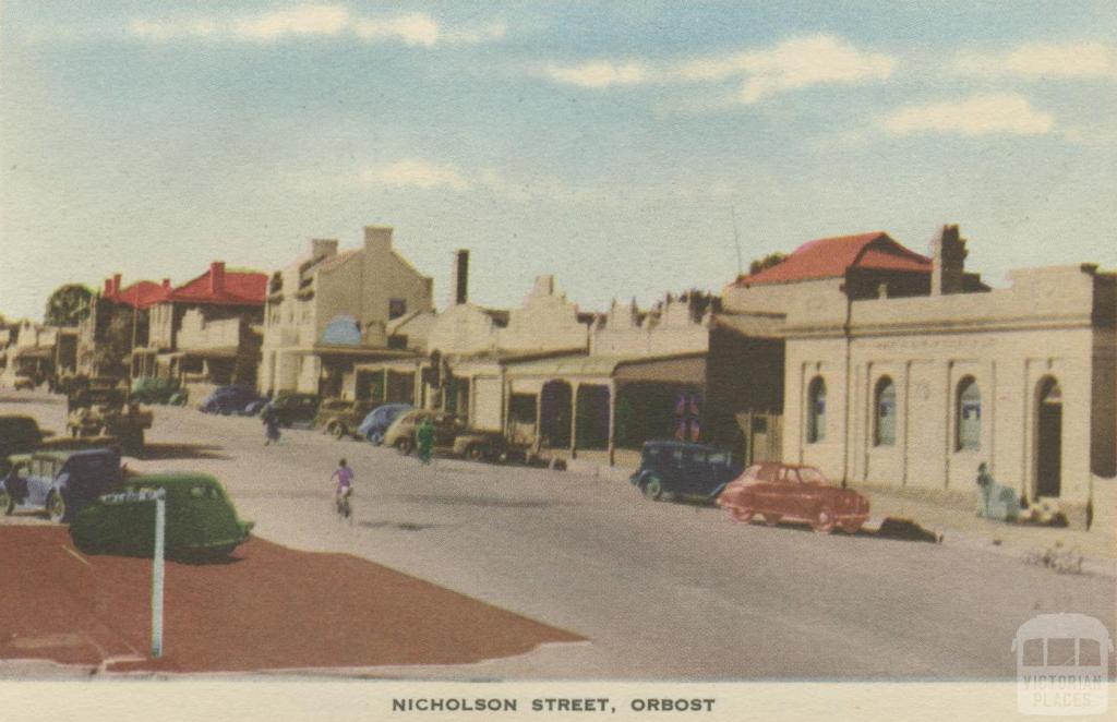 Nicholson Street, Orbost, 1948