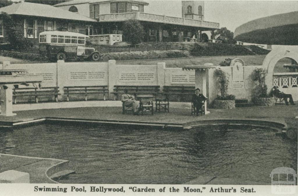 Swimming Pool, Hollywood, Garden of the Moon, Arthurs Seat, 1942