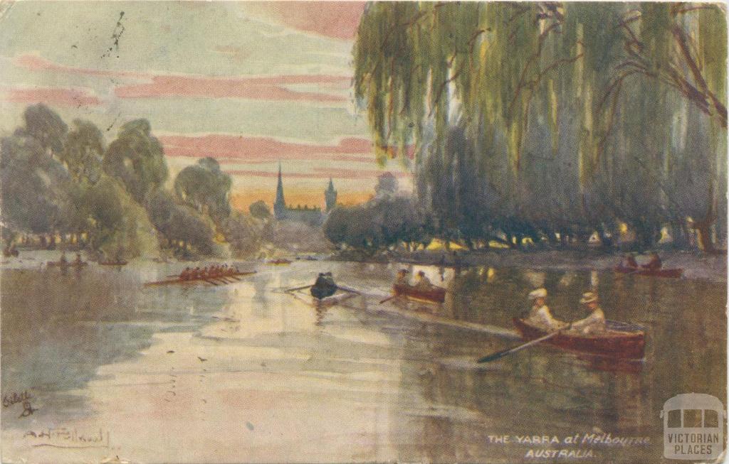The River Yarra, Melbourne, 1907