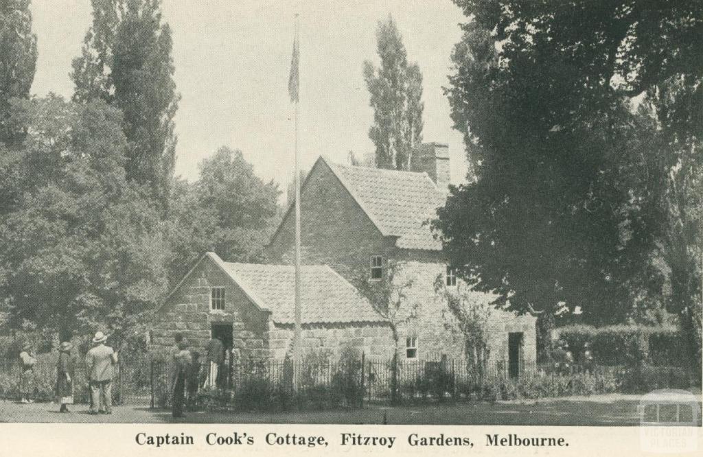 Captain Cook S Cottage Fitzroy Gardens Melbourne 1942