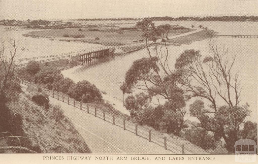 Princes Highway and North Arm Bridge, Lakes Entrance