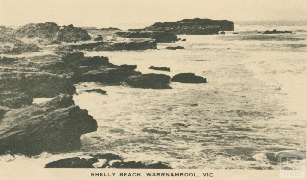 Shelly Beach, Warrnambool, 1945