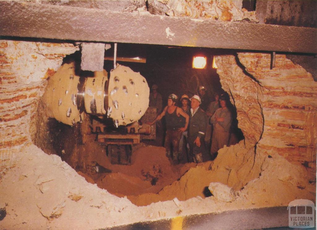 Flagstaff Station, under construction 1971-82