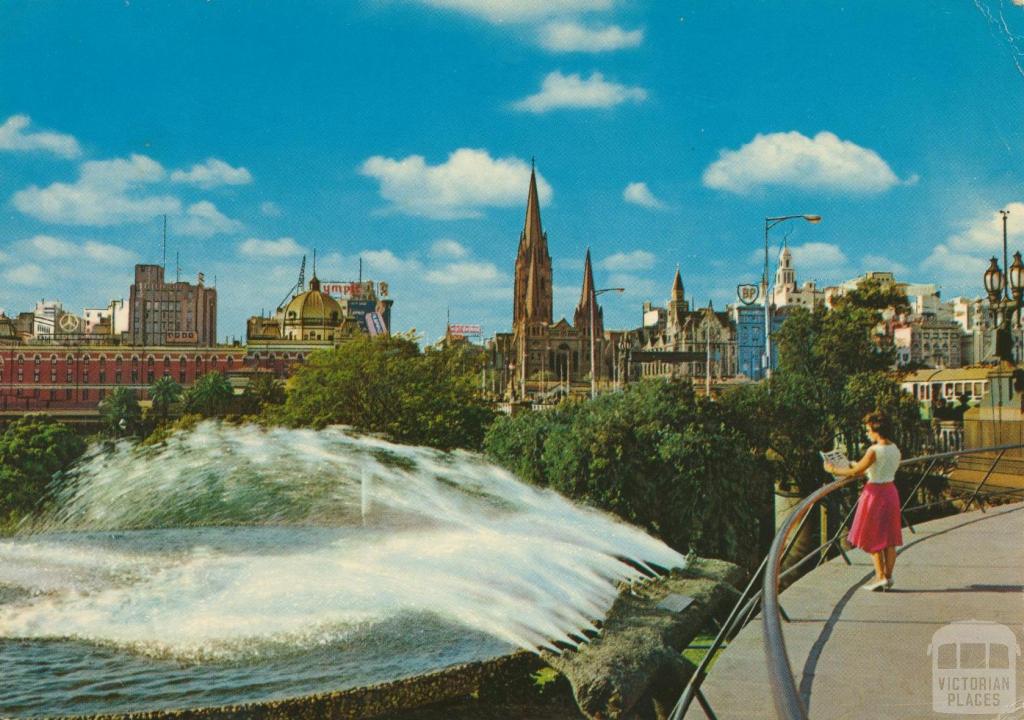 South Gate Fountain, Melbourne, 1965